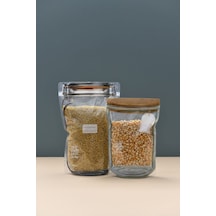 2 Boy Kavanoz Görünümlü Doypack Saklama Poşeti 5orta-700 Ml / 5 Büyük-1000 Ml 66345189