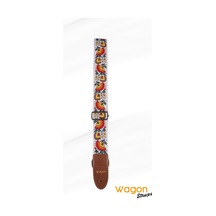 Wagon Straps Vintage Serisi Gitar Askısı - Flower Rainbow
