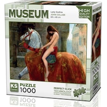 Ks Games 1000 Parça Leydi Godiva Puzzle