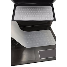 2 Adet Şeffaf Silikon Notebook Laptop Bilgisayar Klavye Koruyucu