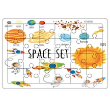 Gezegenler İlk Puzzlem Çocuklar İçin Eğitici-Öğretici Ahşap Oyuncak 24 Parça