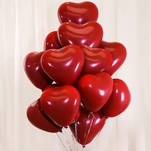 Kırmızı Kalp Folyo Balon 40cm Sevgililer Günü Evlilik Teklifi Romantik E Doğum Günü