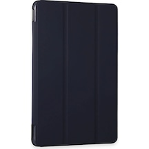 Samsung Galaxy Uyumlu X510 Tab S9 Fe 11 Kılıf Tablet Smart Kılıf - Lacivert Klasik