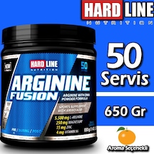 Hardline Arginine Fusion 650 Gr Toz Arjinin Magnezyum Çinko B6-Portakal Aromalı