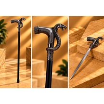 Kopra Büstlü Kılıçlı Baston Alk1061
