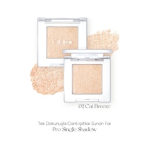 İnci Işıltılı Kremsi Dokuya Sahip Tekli Far Clio Pro Single Shadow 23fw G02 Cat Breeze