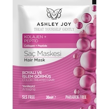 Ashley Joy Kolajen İçeren Boyalı Ve İşlem Görmüş Saçlara Özel Yenileyici Saç Bakım Maskesi 30 ML
