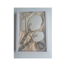 Beyaz Renk Gelin Bohçası Ayna Tarak Set Takım
