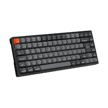 K2 Max%75 Rgb Türkçe Red Switch Kablosuz Alüminyum Çerçeve Karbon Siyah Mekanik Klavye