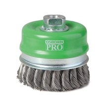 Çanak Fırça Vidalı İnox D80 M14 0.50 8.500 N11.22651