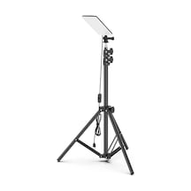 Açık Taşınabilir Lamba Ayarlanabilir Yükseklik Kamp Feneri Dış Mekan İçin Katlanabilir Usb Şarjlı Işık Gümüş