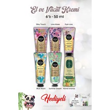 50 Ml Summer Dream, Pure Love, Silky Touch, Love Kisses, Blue Moon, Hawaii Ananas El Kremi 6'lı Ve Rosie