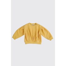 Kız Bebek Sarı Sweatshirt Çok Renkli