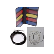 50 Mt 0.35 Mm Saz Perdesi-1 Takım Saz Teli-10 Adet Saz Mızrabı