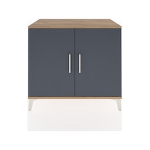 Hyperion Şifonyer 2 Raflı 2 Kapaklı 88x44x80 Çam-antrasit Çam