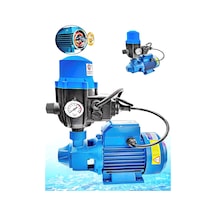 Germany Style İbeltech Dkm-80-1 0.75 Kw Gerçek 1 Hp 1" Bakır Sargılı Paket Hidrofor Sistem Su Pompa Motoru