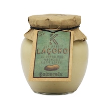 Laçoko Şekersiz Katkısız Glutensiz Vegan Doğal Az Kavrulmuş Çiğ Parçacıklı Extra Crunchy Fıstık Ezmesi 350 G