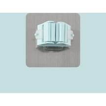 Yeşil Paspas Kanca Raf Banyo Aksesuarları Duvara Monte Raf Organizatör Süpürge Tutucu Askı Duvarlar Mutfak Depolama Aracı Yeşil