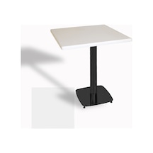 Tokyo Kare Masa Esb 60x60 Cm - Werzalit, Wermodin Ve Allzalit Tabla - Beyaz Çok Renkli
