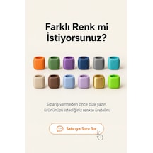 Makyaj Fırçası Ve Kalem Düzenleyici Masaüstü Organizer Kutu - 8 Cm Siyah