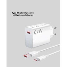 Mey İthalat 67 Watt Type C Hızlı Şarj Başlık Xiaomi Black Shark Uyumlu