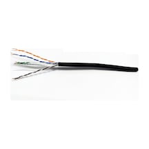 Beek Bc-500-fu6-od 500 Mt Cat6 F-utp Awg23 Pe Jack Siyah Data Kablosu