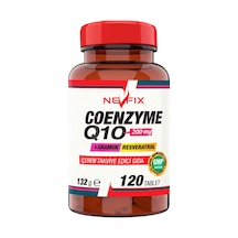 120 Tablet Coenzyme Q10 200 Mg Koenzim Karamuk Üzüm Çekirdeği Zerdeçal Resveratrol Vitamin C