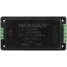 Mornsun Ac Dc Dönüştürücü 24v Dc 2.5a 60w Tek Çıkış Güç Kaynağı