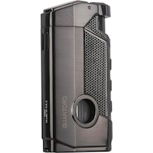 Quantoro 3 Torch Pürmüz Gunmetal Metal Puro Çakmağı - Trz1043