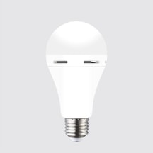 Ct-4229b 7w Şarjlı Led Ampül E27 Beyaz