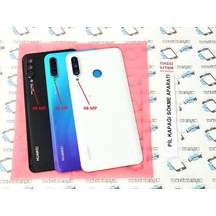 Tkgz - P30 Lite Arka Pil Batarya Kapağı ( Kamera Lensli 48 Mp ) (503836509) Beyaz