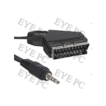 EYEPC Uydu Alicisi Av Kablo3.5 Mm Erkek Scart Kablo1.2 Metre
