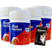 Hubrendy Sh Playboy Blue Tüy Dökücü Krem Rus Merhemi 4 Adet X 50 Ml + Yanında Jel