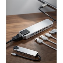 Usb Type-c Hub 8 Portlu Uuczzzz Apple MacBook Uyumlu çeviriciiiiiii3