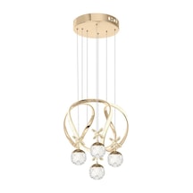 Eray Aydınlatma 1625-40 Sr 4 Toplu Gold Led Avize Sarı