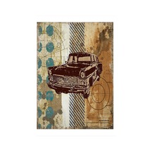 Bedeko Kırkyama Klasik Araba Tasarım Mdf Tablo 35 Cm X 50 Cm