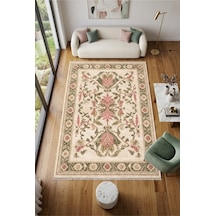 Dekoratif Halı Kaymaz Taban Leke Tutmaz Yıkanabilir Kilim Özel Ölçü Salon Halısı 3036