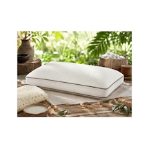 Doğal Lateks Yastık 40x60x14 Cm Ortopedik Boyun Destekli Ergonomik Nefes Alabilir Uyku Yastığı