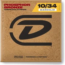 Jim Dunlop Dmp1034 Phosphor Bronze Mandolin Teli 10/34