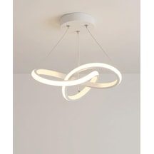 Lzy Avize Store Modern Led Avize, Beyaz, Sarkıt Tasarım, Salon, Mutfak Ve Antre İçin Şık Aydınlatma Diğer