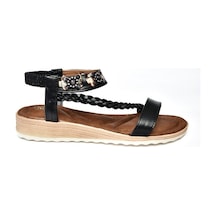 Fox Shoes M258313409 Siyah Kadın Sandalet