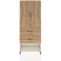 Arges Dolap 2 Raflı 2 Çekmeceli 2 Kapaklı 88x30x221 Aytaşı-çam Aytaşı