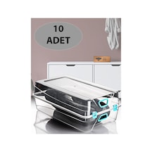 Lüx Erkek Ayakkabı Saklama Düzenleme Kutusu 36x22x13 Şeffaf