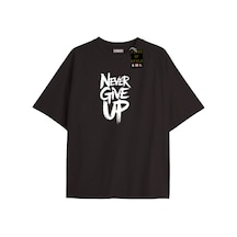 Flood Of Style Siyah Oversize T-shirt Asl Pes Etme Özel Tasarım