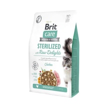 Brit Care Sterilized Raw Delight Kısırlaştırılmış Kediler İçin Tavuk Etli Dondurularak Kurutulmuş Mama 2 Kg