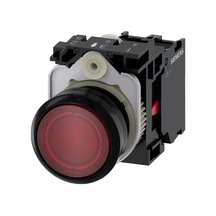 Siemens 3su1156-0ab20-1ca0 - 22mm Metal 230vac Kırmızı Yay Dönüşlü Buton