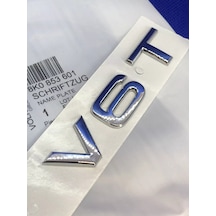 Audi Q2 Serisi Uyumlu V6t Krom Çamurluk Yazısı 3m 3d Abs