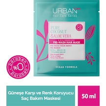 Urban Care Pure Coconut ve Aloe Vera Duş Öncesi Yoğun Onarıcı Saç Maske 50 ML