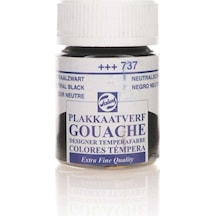 Talens Guaj Boya 16 Ml - Black 737 Siyah