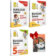 2025 5. Sınıf Bursluluk Konu Anlatımı + Soru Bankası + Çıkmış Sorular Defter Hediyeli Set
